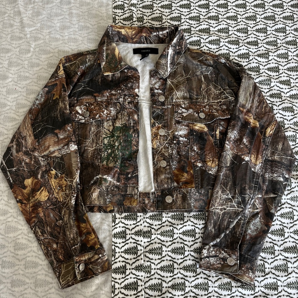Forever 21 Camouflage Jacket